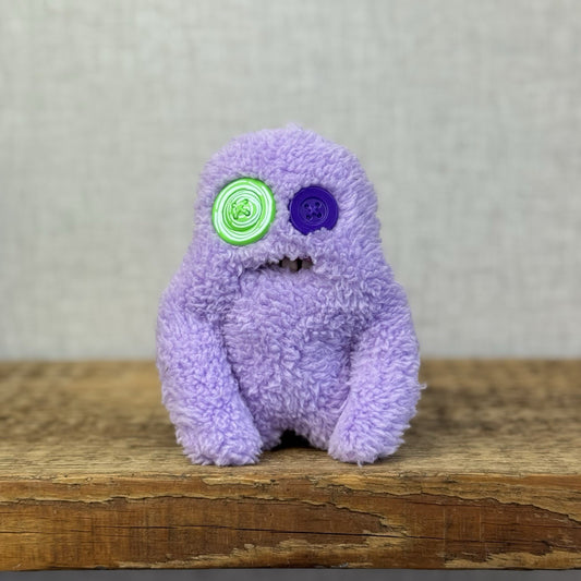 Fuggler Series 3 Sasquoosh Purple Mini Soft Toy Collectible (No tags) Retired