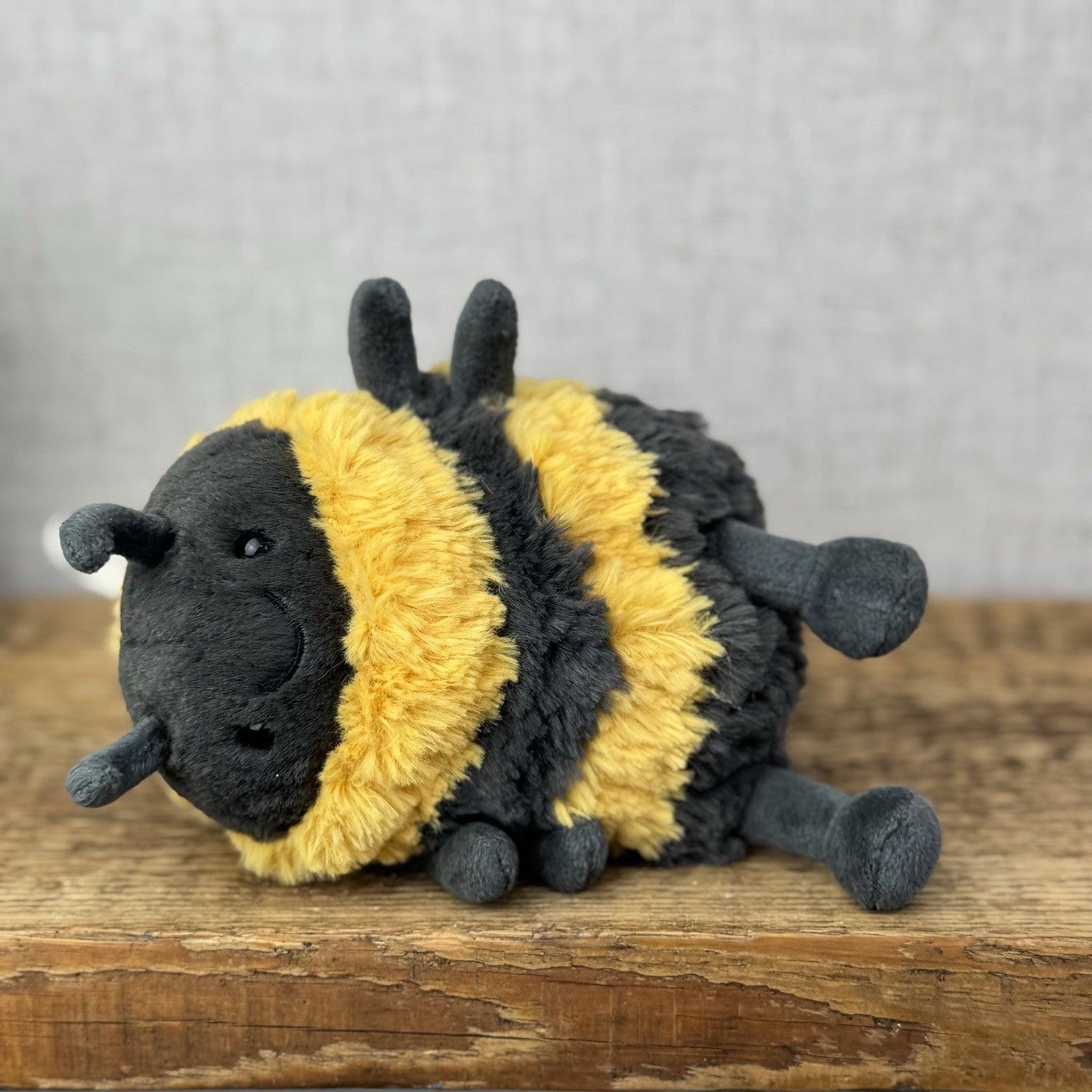Jellycat Albee Bee - Small Bumble Bee Beanie Plush New With Tags 6"