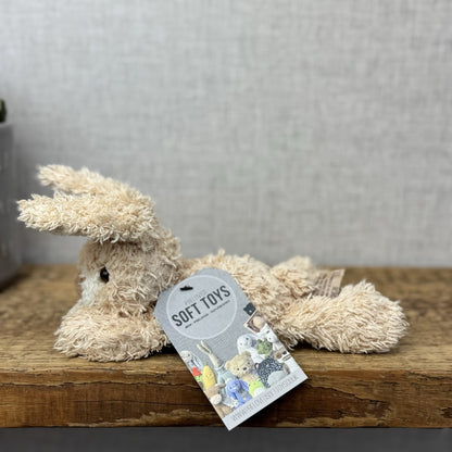 Bukowski Bears - Mini Vintage Floppy Beanie Bunny Rabbit Soft Toy Retired 8" 