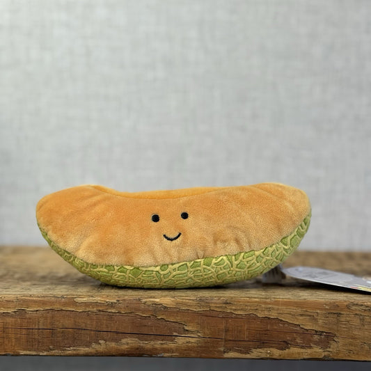Jellycat Fabulous Fruit Melon - Retired Velour Melon Slice Soft Toy Plush 8"