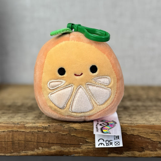 Squishmallow Keyring Clip Bagcharm - Orange Squish Bag Charm Celia 4"