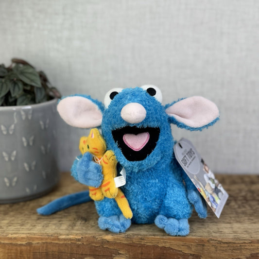Disney Store Tutter Mouse With Kitty Cat Plush - Bear In The Big Blue House 5”