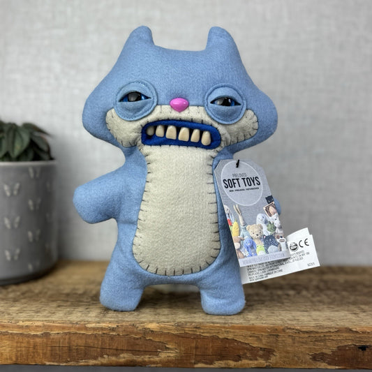 Fuggler Funny Ugly Monster Sketchy Squirrel Blue Pale Cute Ugly Monster Rare