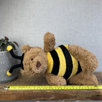 Bumblebee Bartholemew Bear Jellycat - New With Tags Bee Bear Soft Toy NWT 12"