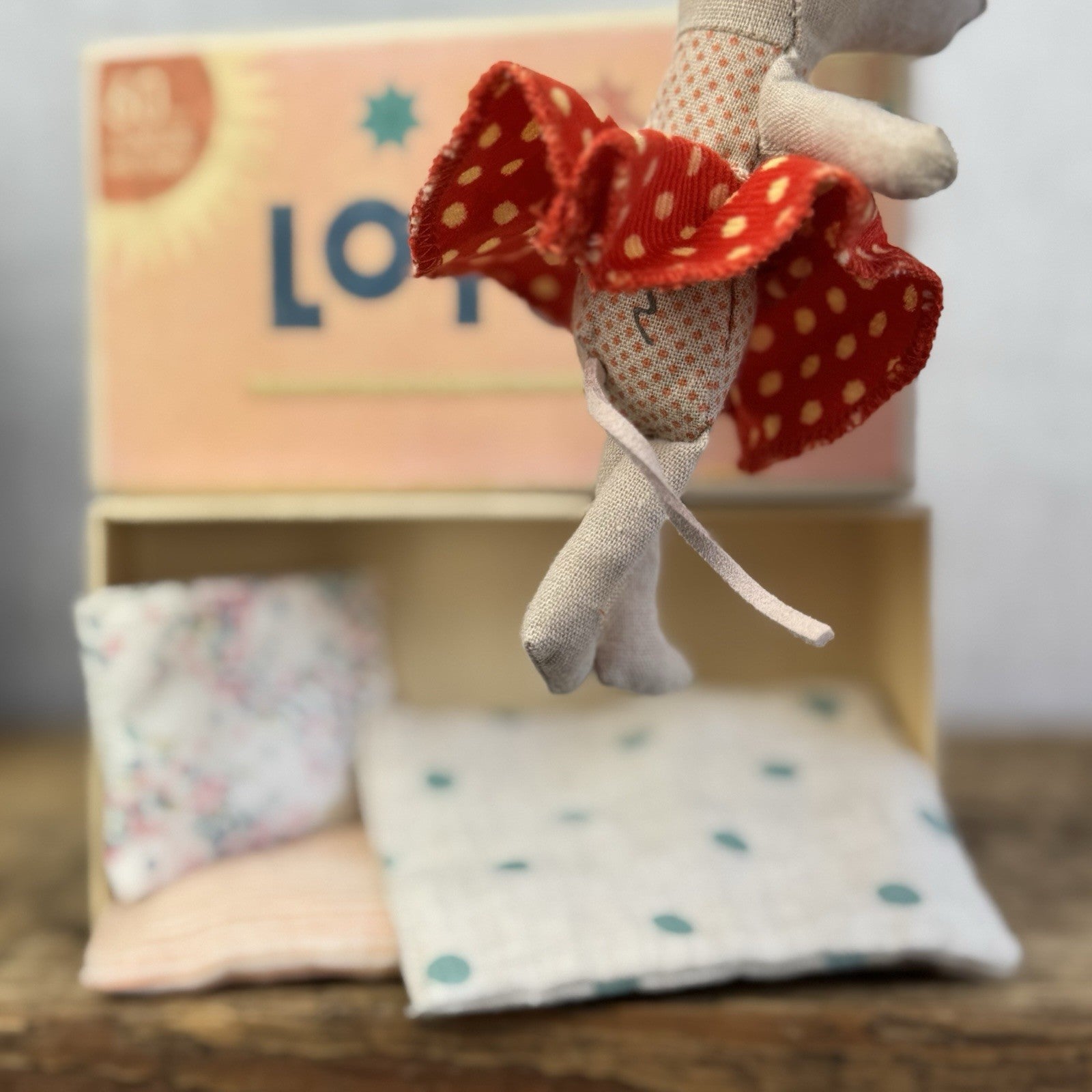 Maileg Big Sister In A Matchbox Retired 2016 - Rare New Without Tags