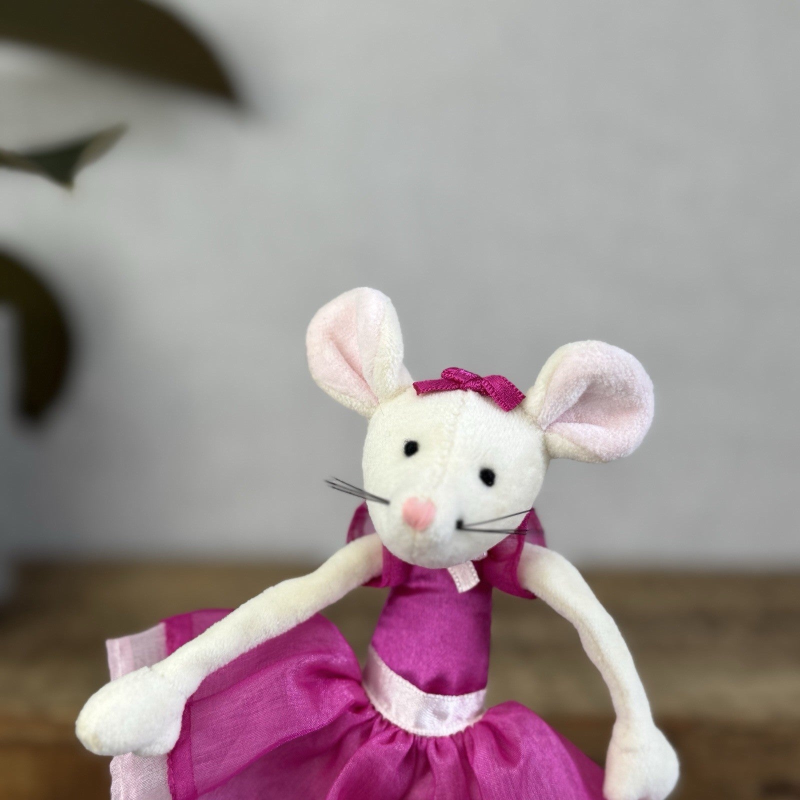 Jellycat Pirouette Mouse - Pink Ballerina Vintage Mouse Mini Soft Toy Small 9”