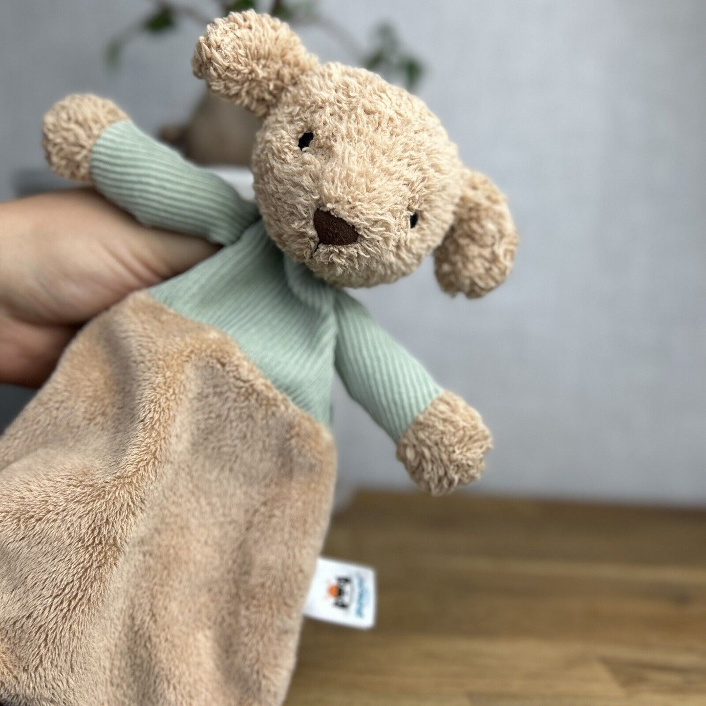 Jellycat Jumble Puppy Comforter - Puppy Soft Soother Toy Blank or - Dog Blue