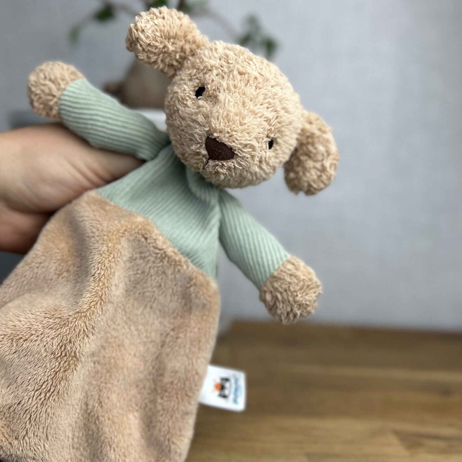 Jellycat Jumble Puppy Comforter - Puppy Soft Soother Toy Blank or - Dog Blue