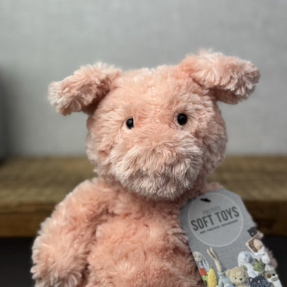 Jellycat Small Bartlesham Pig Teddy Pink Vintage Collectible Beanie Piglet 11”