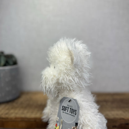 Jellycat Angora Blizzard Bear - Fluffy Medium White Bear Soft Toy Retired 12"