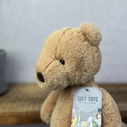 Jellycat Medium Puffles Bear - Soft Light Beige Super Soft Bear Retired 12" (#2)