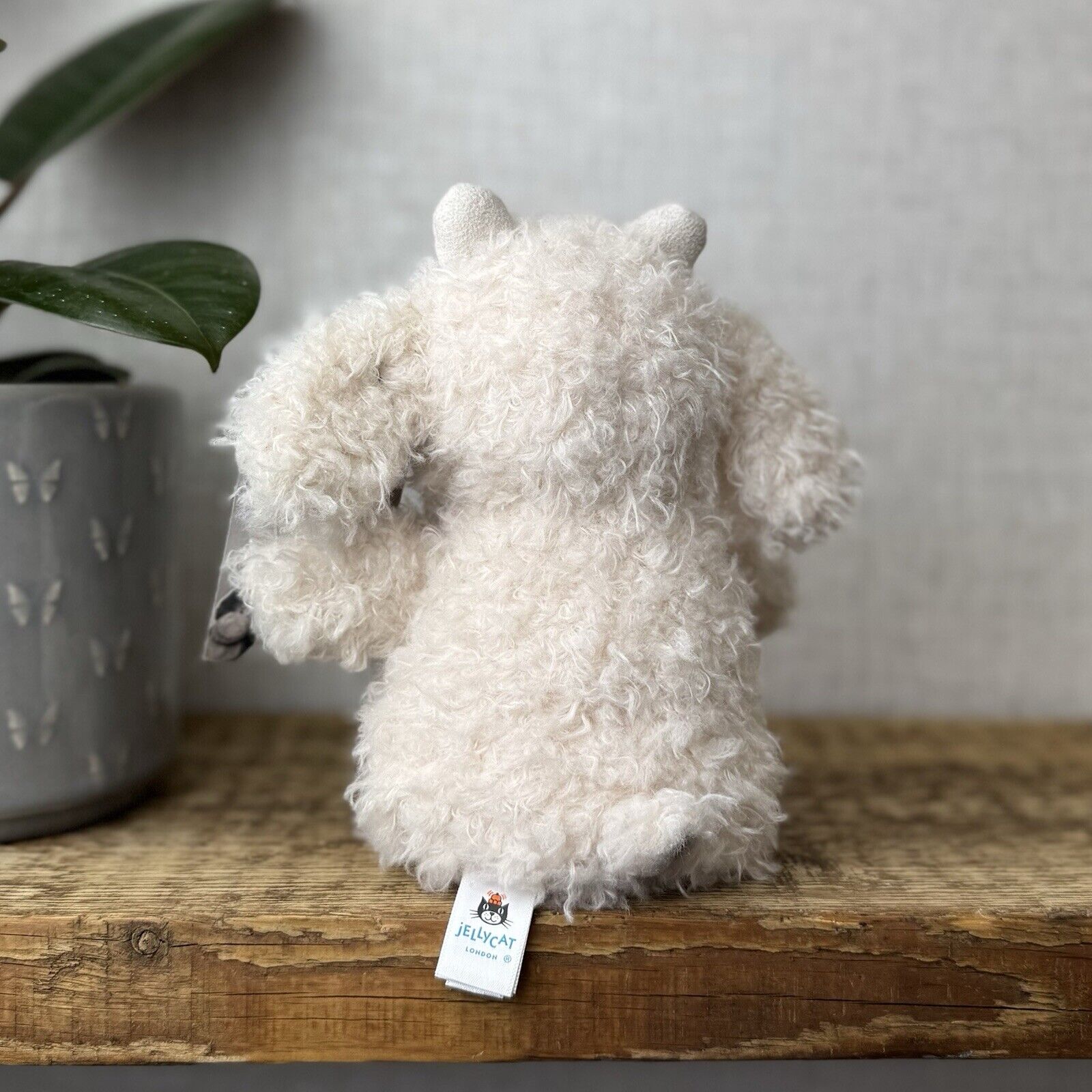 Jellycat Little Goat - Fluffy Little Goat Beanie Plush Soft Toy Small 7”