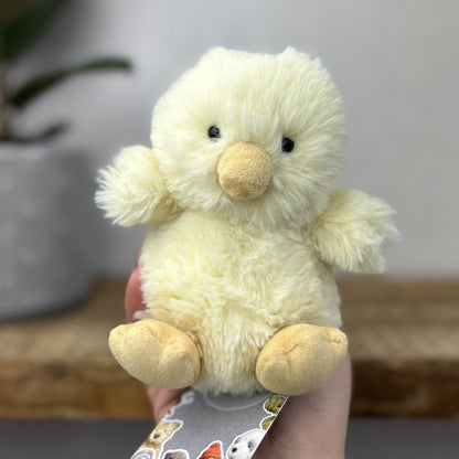 Jellycat Fluffster Yellow Chick - Small Fluffy Chick - Retired Rare - 5” (#3)