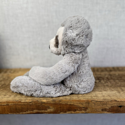Jellycat Small Bailey Sloth - Small Grey Sloth Snugglet Rare Retired With Tags