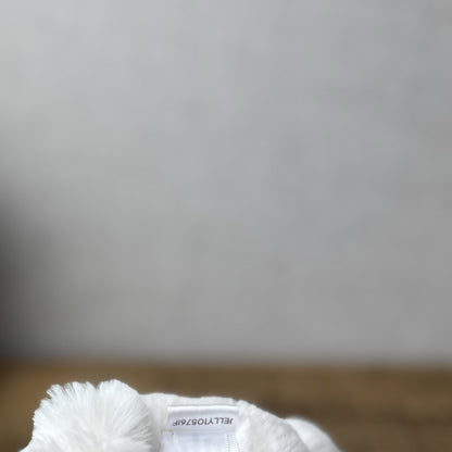 Jellycat Small Bashful Bunny Peony - Small Bunny With Pink Flower NWOT 8"