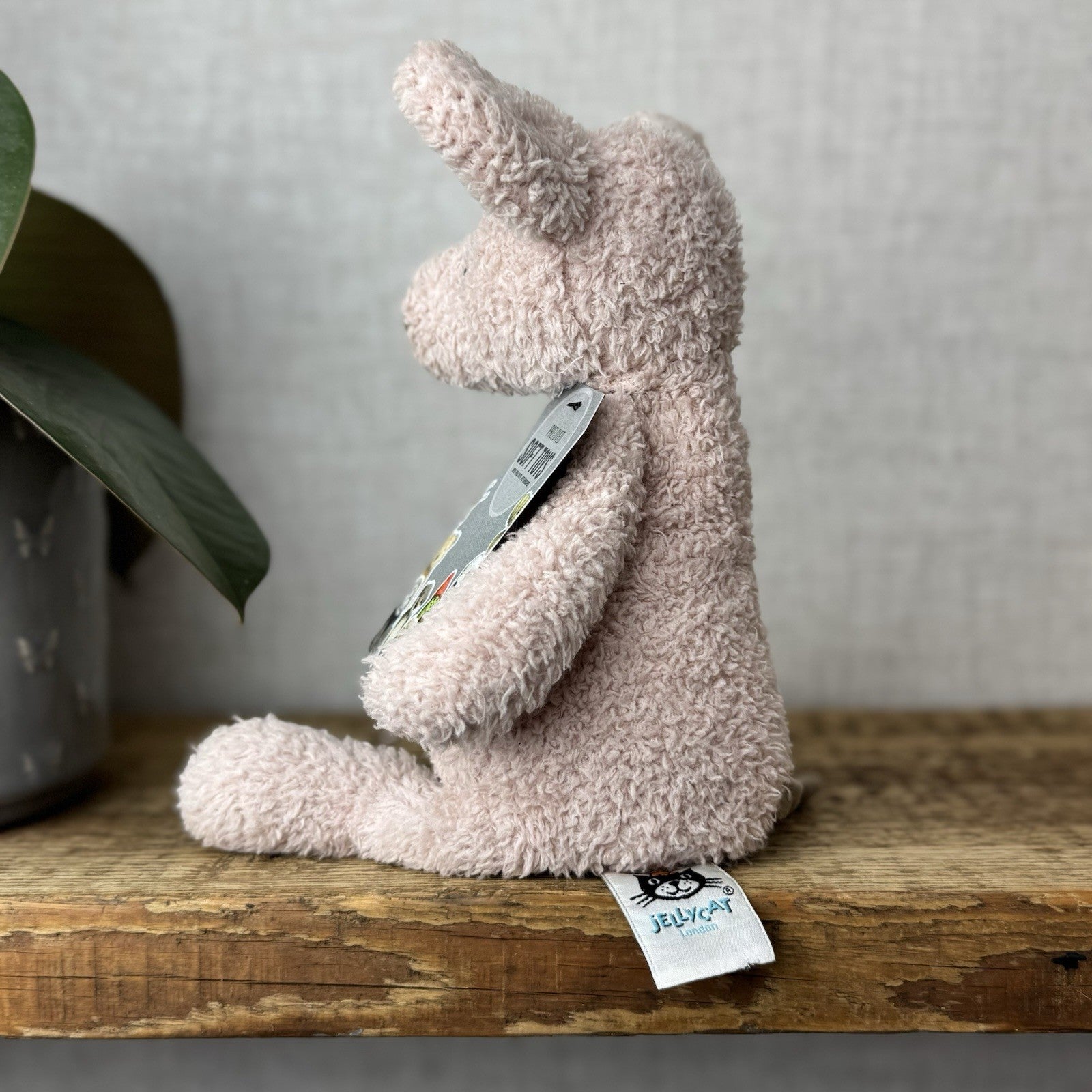 Jellycat Chou Chou Pig - ChouChou Piglet Textured Soft Light Pink Pig Plush 10”