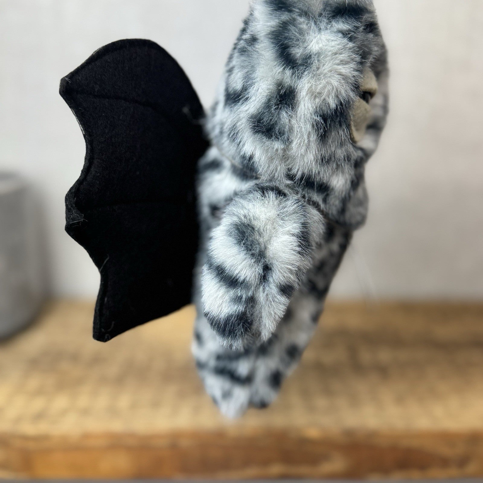 Fuggler - Bespoke Cusom Made Fuggler Leopard Print Bat Wings Made With Fuggler