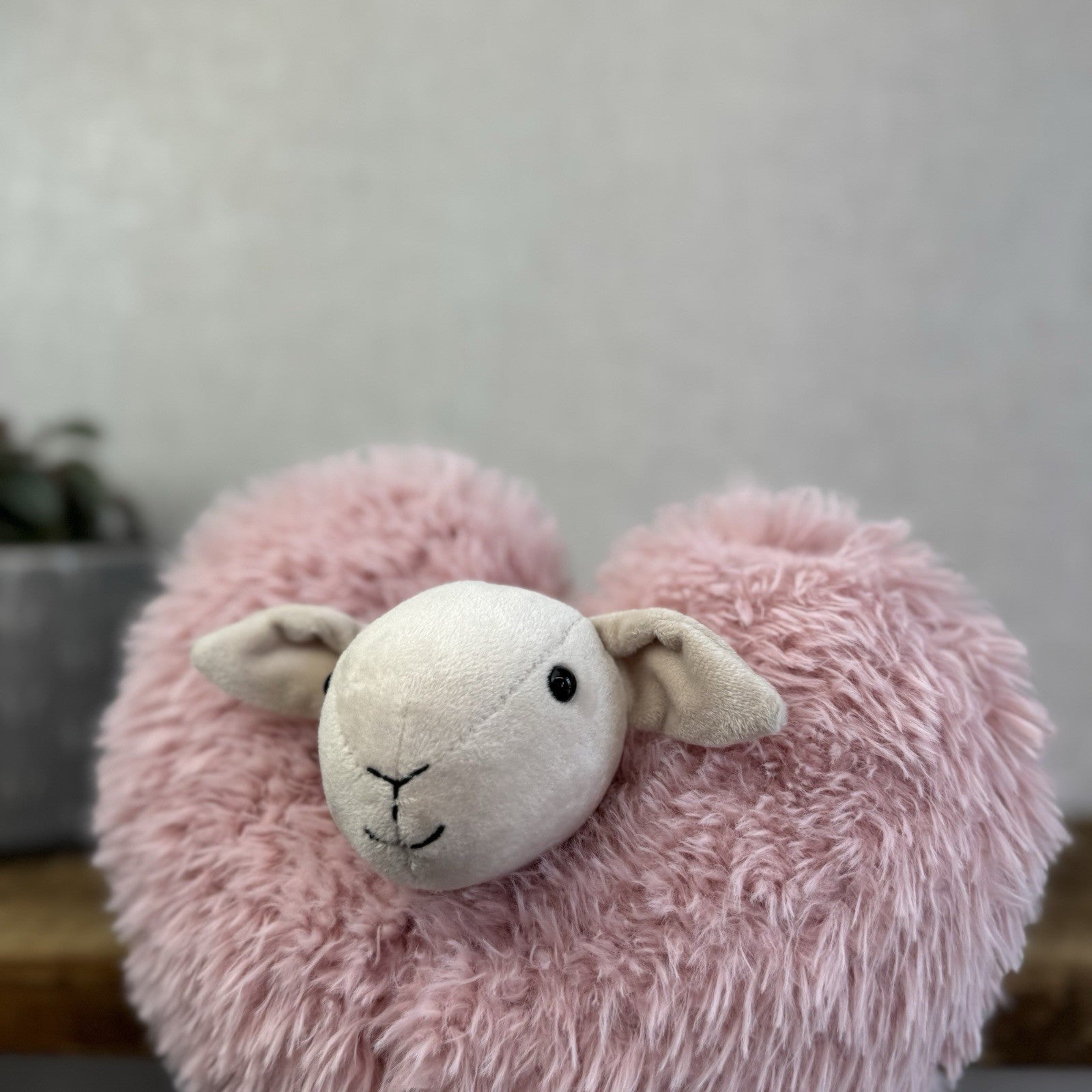 Jellycat Aimee Sheep Soft Toy - Pink Fluffy Lamb Plush Retired Soft Toy 9"