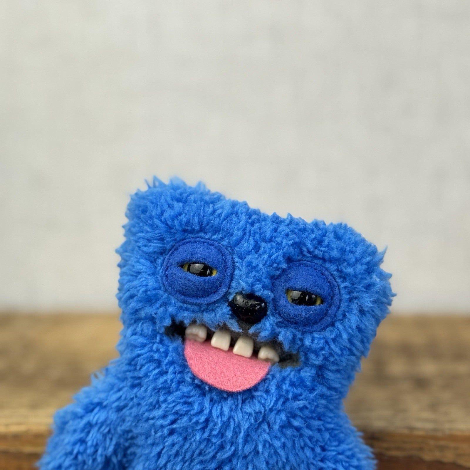 Fuggler Keyring - Sir Belch Blue Snuggler Fuggler Keyring Fluffy Rare Retired V1