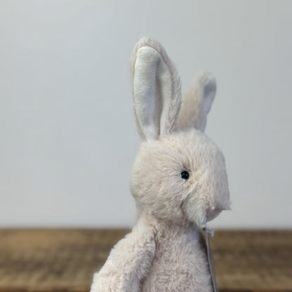 Jellycat Nibbles Bunny Beige - Rare/Retired Fluffy Bunny Small Size 10"