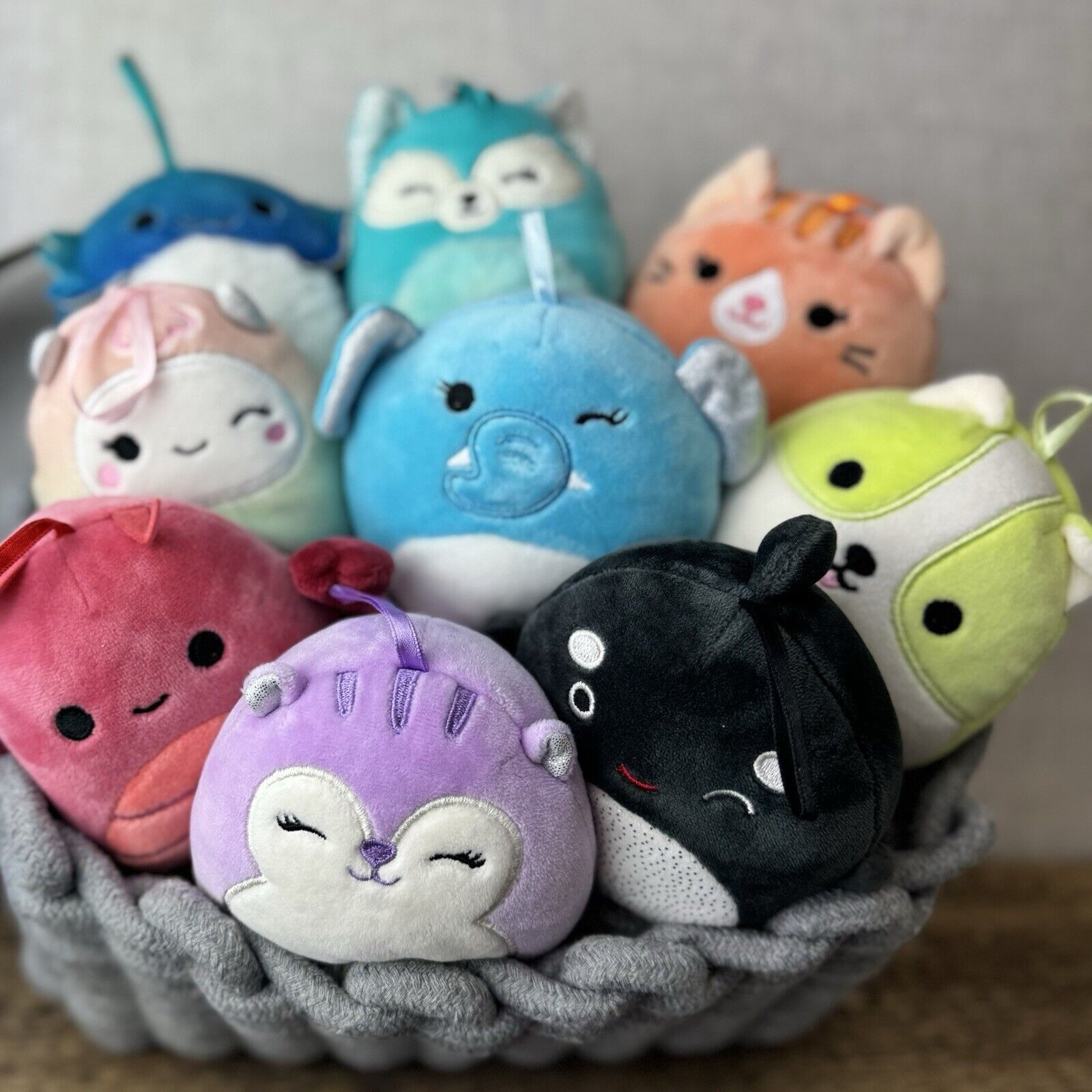 Squishmallow Small 5" Assortment - Holiday 2022 Bright - Cella, Gigi, Kai etc X9
