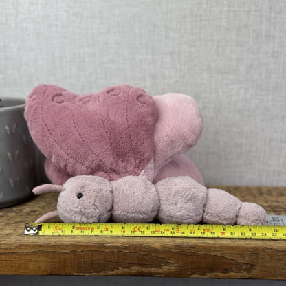 Jellycat Medium Beatrice Butterfly - Soft Pink Butterfly Beanie Display Retired