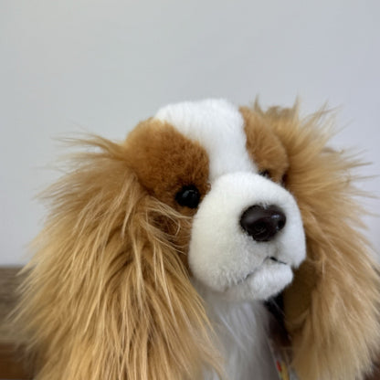 Living Nature King Charles Spaniel Puppy Medium Stuffed Realitic Soft Dog 10"