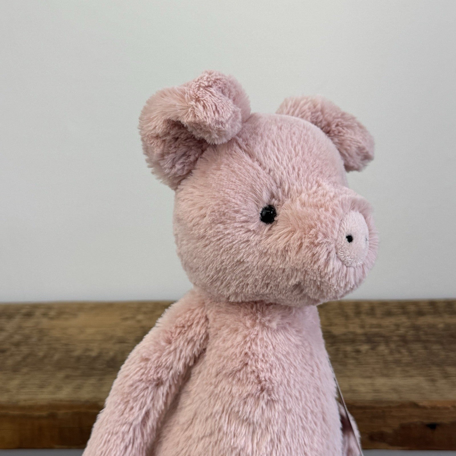 Jellycat Medium Bashful Piglet - Pink Medium Bashful Pig Soft Toy Retired 12"