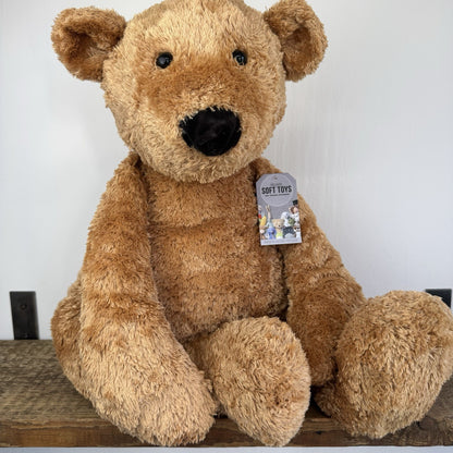 Jellycat HUGE Tumbler Bear - Massive Rare Retired Vintage Bear 28”