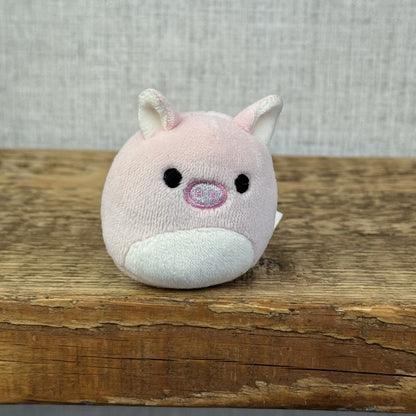 Squishmallow Squishville - Peter Pink Piglet Rare Miniature Farm Animal