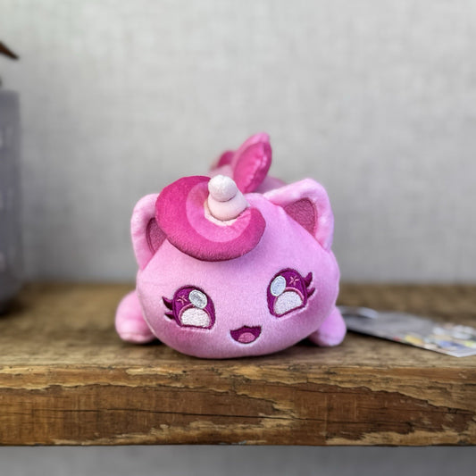 Aphmau MeeMeows - Pink Unicorn Flowerw Plush Cat Cute Collectible 5"