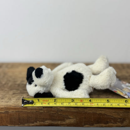 Jellycat Tiny Bashful Pup - Mini Cream/Black Puppy Dog Plush Retired 6" Mini