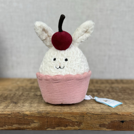 Jellycat Dainty Dessert Bunny Cupcake New With Tags Cute Cupcake Plush 6"