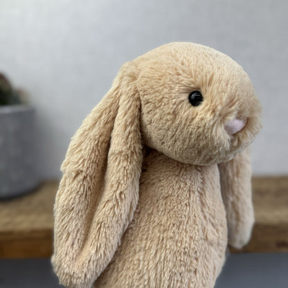 Jellycat Medium Bashful Honey Bunny - Rare Retired Medium Rabbit 12”