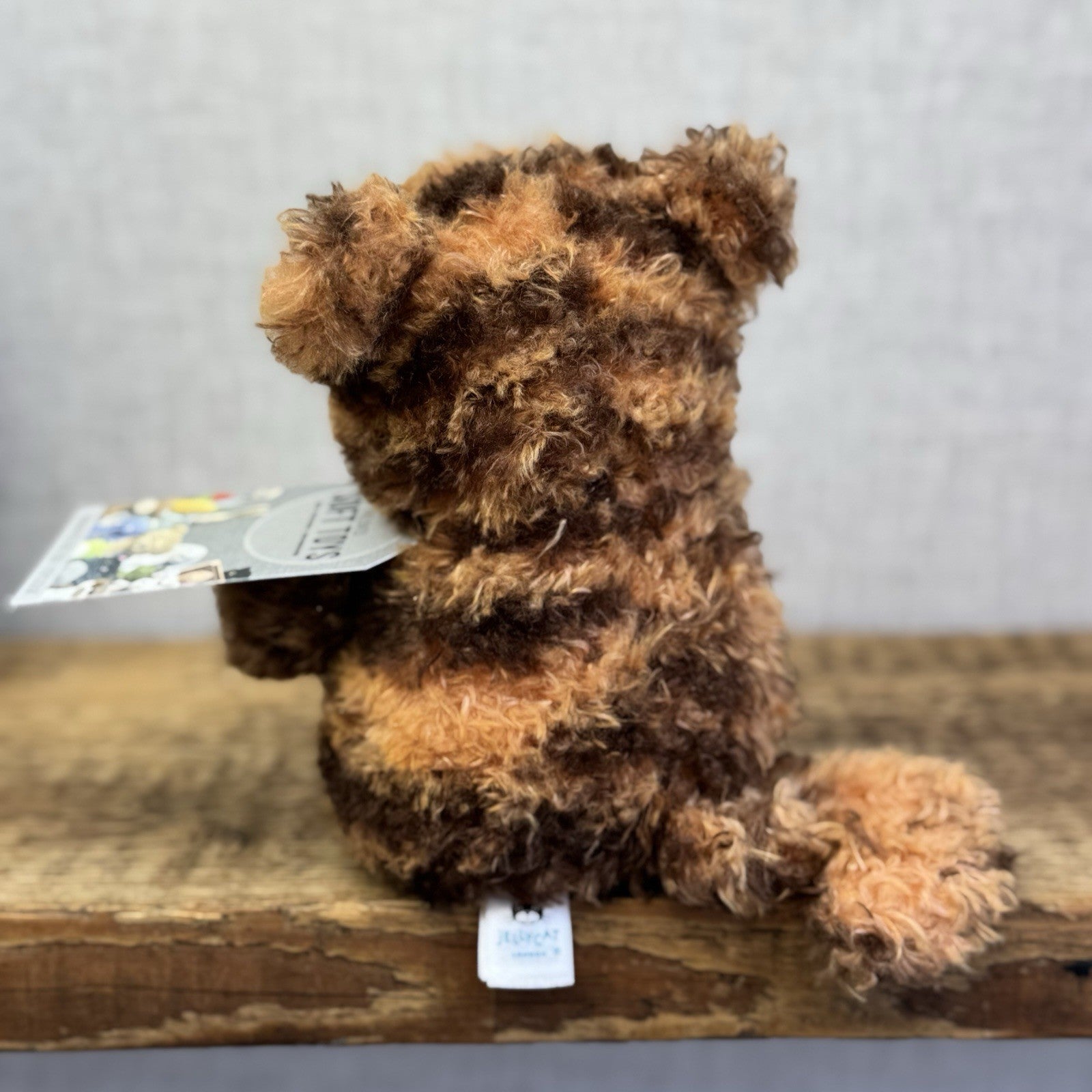 Jellycat Little Tiger - Orange Striped Mini Tiger Beanie Plush Retired Small 7"