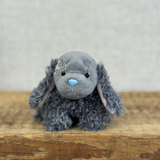 Blue Nose Friends Bixie Cocker Spaniel #113 - Mini Grey Fluffy Beanbag Dog Plush