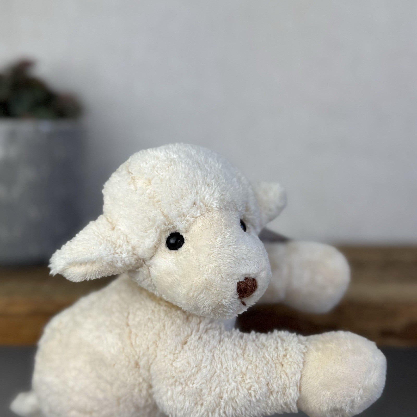 Bukowski Bears - Barbara Bukowski Sheep Lamb Beanie Small Laying Sheep 9"