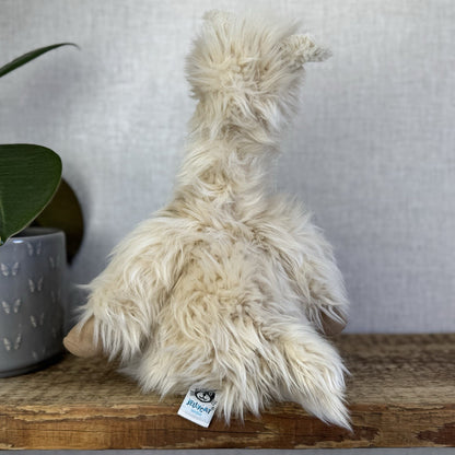 Jellycat Luis Llama - Fluffy Cream Beanie Llama Retired Soft Toy Large Rare 16"