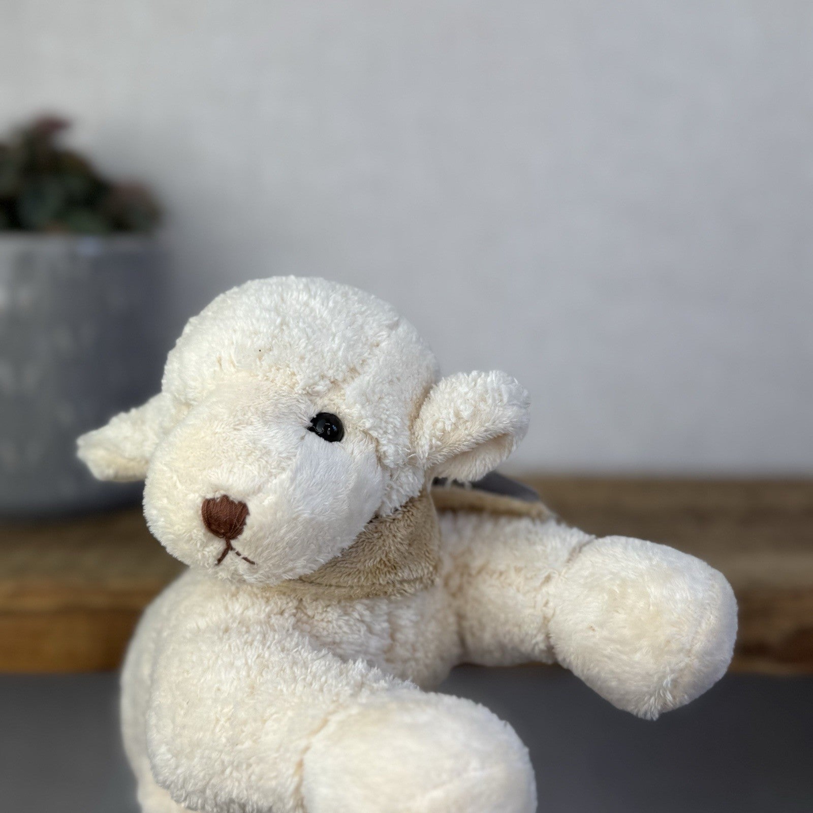 Bukowski Bears - Barbara Bukowski Sheep Lamb Beanie Small Laying Sheep 9"