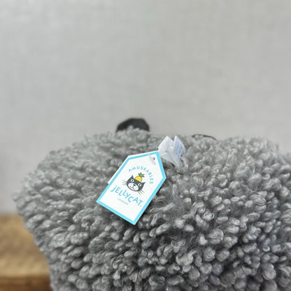 Jellycat Amuseable Storm Cloud - Grey Grumpy Cloud Plush Beanie NWT 10"