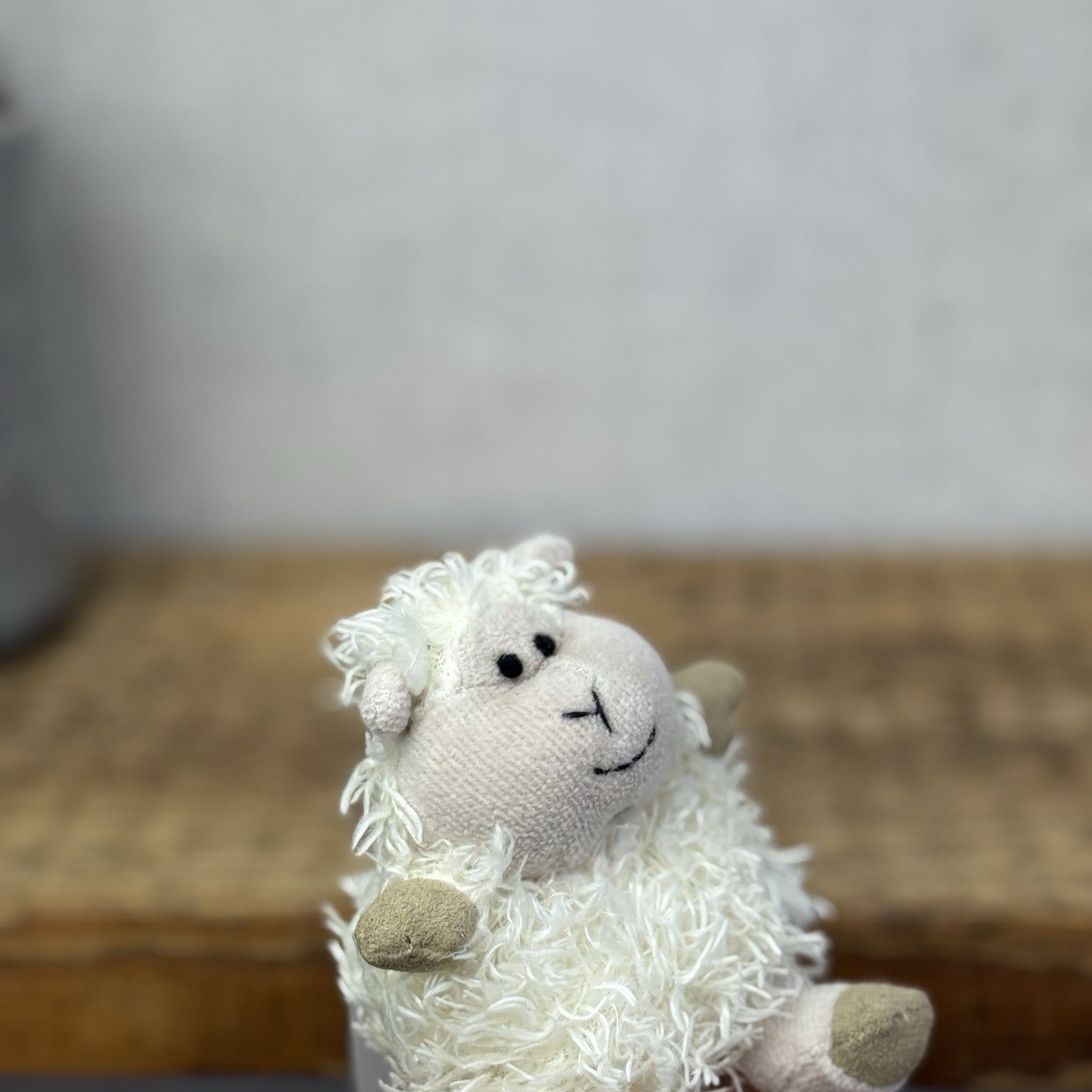 Jellycat Baby Pudding Lamb Sheep - Small Fluffy Lamb Soft Toy Plush Beanie 3"