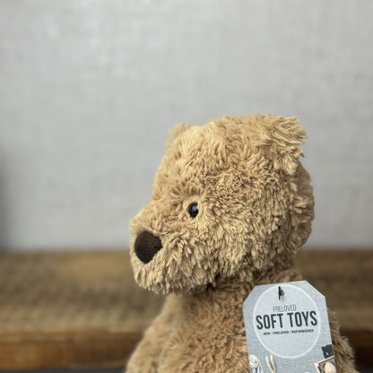 Jellycat Small Bumbly Bear - Small Textured Retired Small Brown Bear 11"