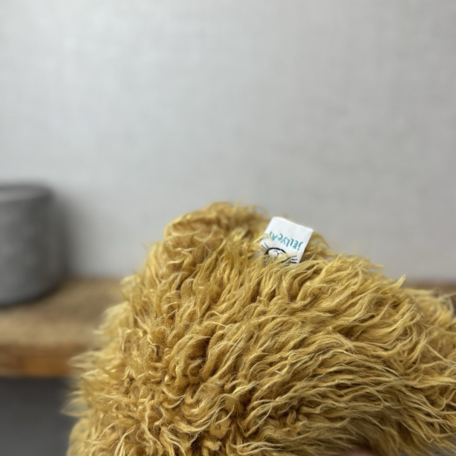 Jellycat Medium Truffles Highland Cow - Special Edition Truffles Curly Hair 14”