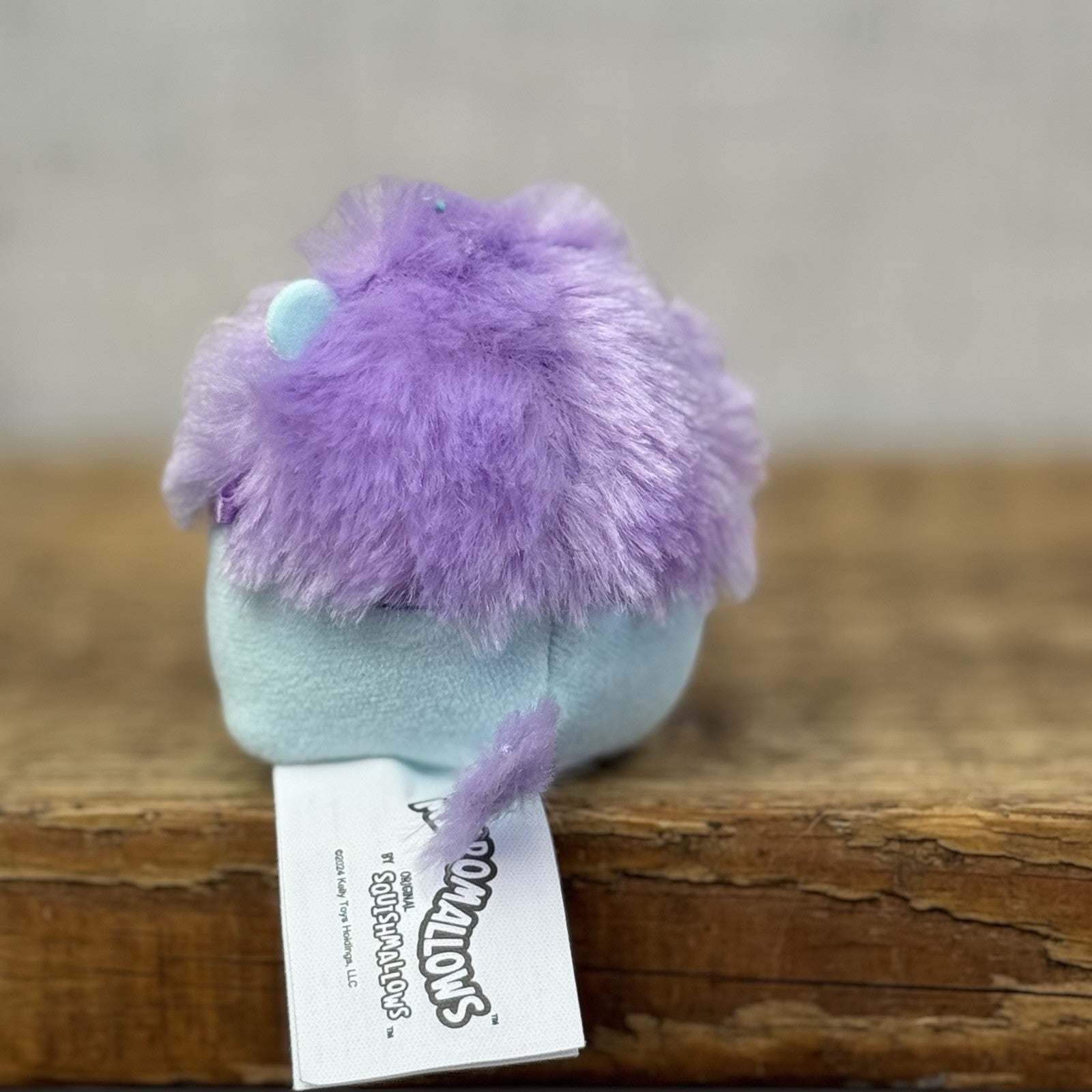 Squishmallow Micromallow - Luciano Purple/blue Lion (Multi Buy Discount)