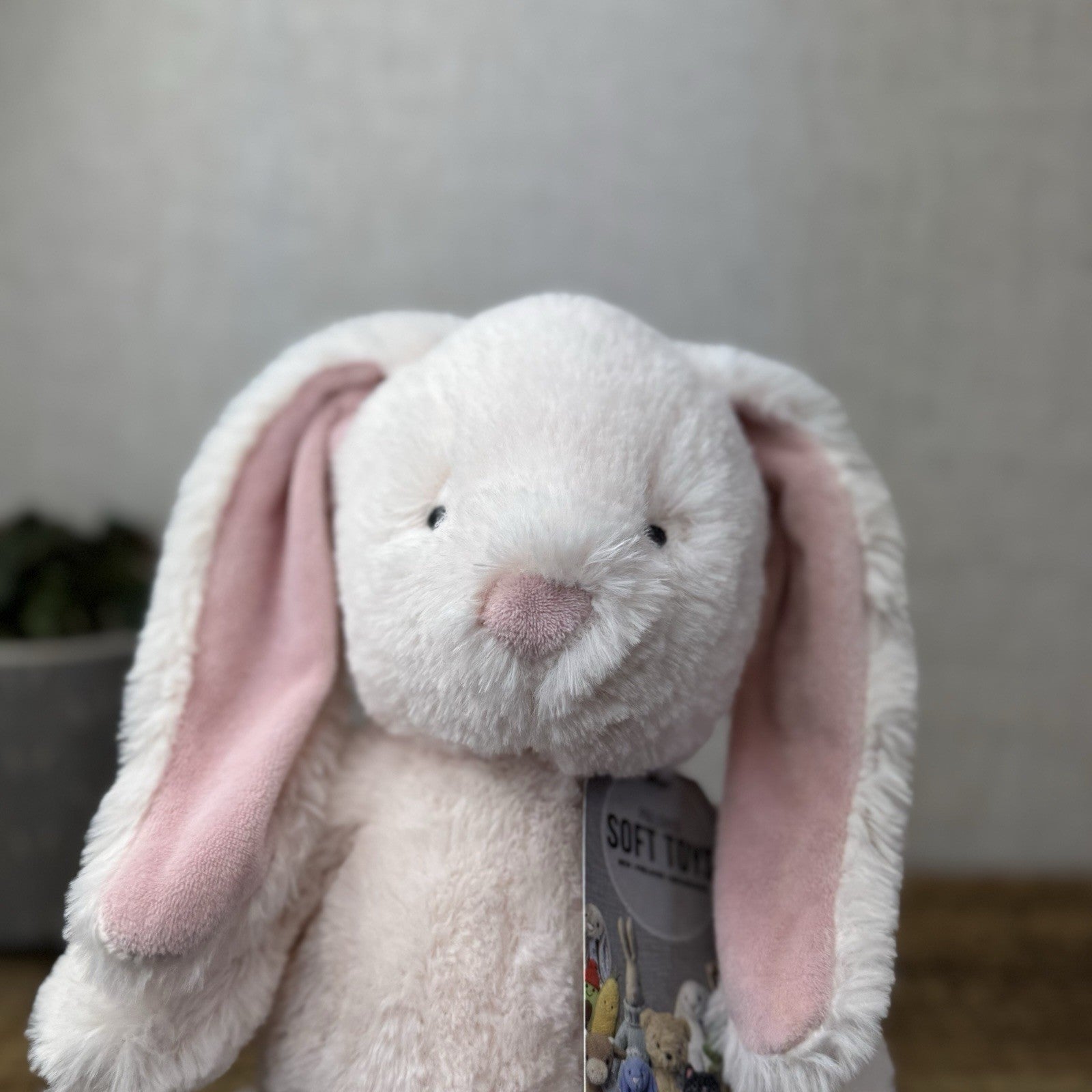 Marks & Spencers Soft Toy - M&S Pink Bunny Rabbit Soft Toy 06583446