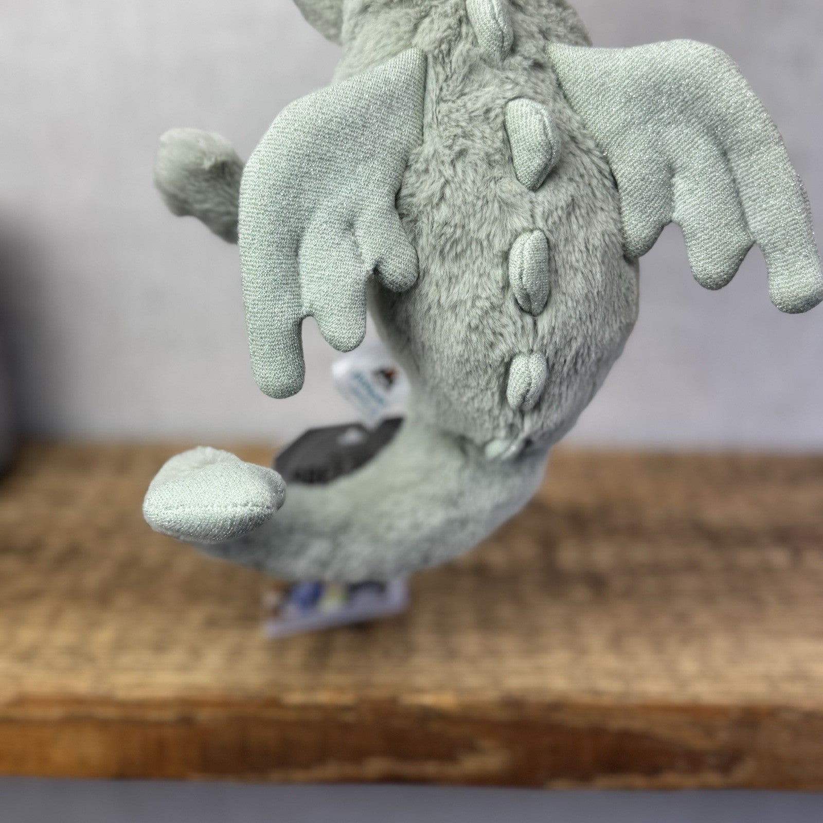 Jellycat Little Sage Dragon - Small Green Dragon Sparkly Wings Beanie Plush 11”