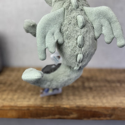 Jellycat Little Sage Dragon - Small Green Dragon Sparkly Wings Beanie Plush 11”