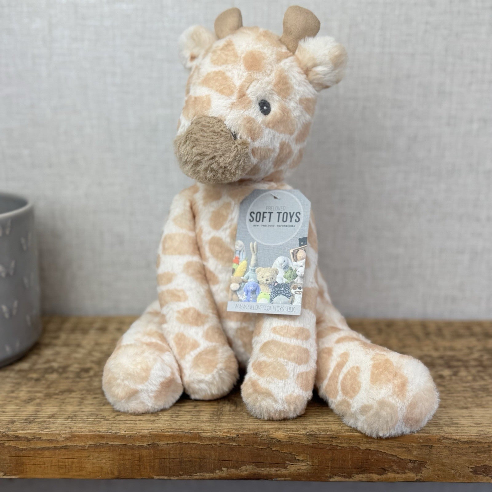 Mamas And Papas Soft Toy Welcome To The World Giraffe 12"