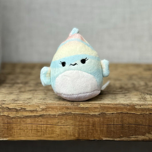 Squishville Sealife squad - Fabiola Tropical Fish - Tie Dye Fish Squishmallow 2"