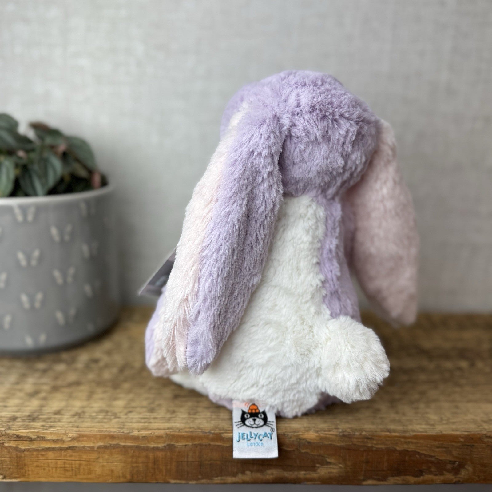 Jellycat Medium Bashful Honey “Blossom” - Rare Medium Honey With Custom Ears 12”